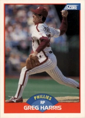 1989 Score MLB Greg Harris #476 - Image 1 of 2