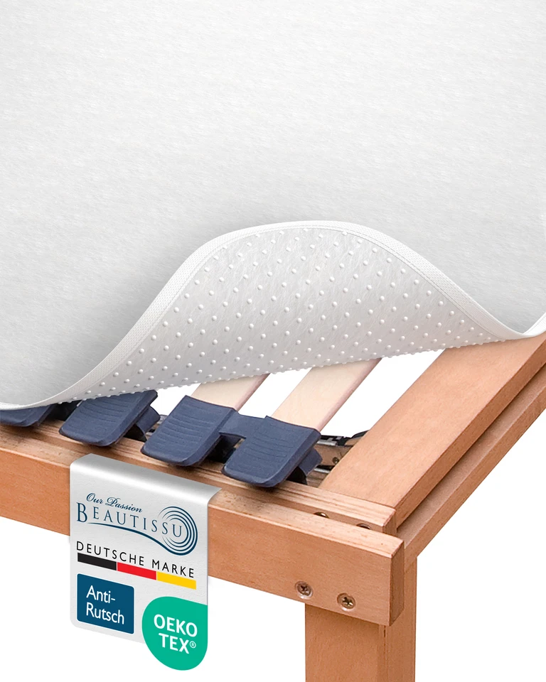 Beautissu Matratzenunterlage mit Noppen 90x200 cm BEAUTECT - Matratzenschoner