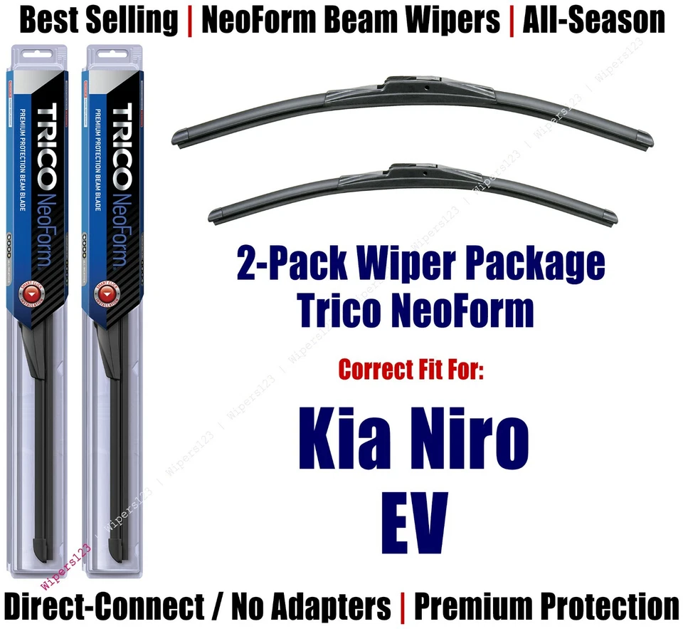 Paquete de 2 limpiaparabrisas NeoForm súper premium para Kia Niro EV 2019+ - 16260/160 Foto 1 de 1