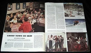 ASPEN COLORADO 1948 COLOR PICTORIAL FORMER GHOST NOW A SKIING BOOM TOWN SKI - Picture 1 of 1
