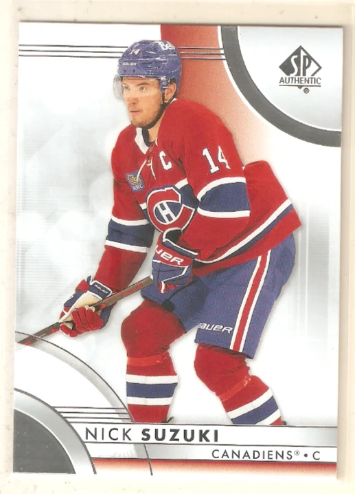 Nick Suzuki 2023-24 SP Authentic Base Card #28 Canadiens - Image 1 of 1