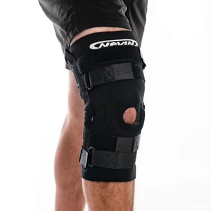 Hinged Knee Brace Meniscus Tear ACL MCL Support Blue XL Men Women - Picture 1 of 8