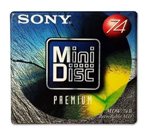 Sony - Minidisc - Premium Recordable MD - 74 Minutes - MDW-74B - New -  - Picture 1 of 1