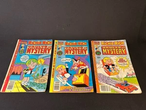 Vintage Harvey World Richie Rich Vaults Of Mystery #27 32 And 43 Ungraded - Picture 1 of 7