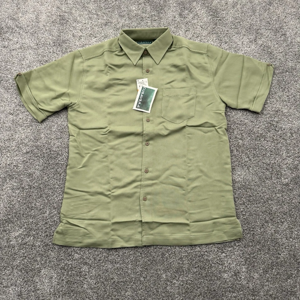 Top Cubavera Mujer Pequeño Preppy Oficina Carrera Y2K Años 90 De Colección Inspirado Abotonado Foto 1 de 4