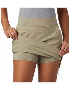 Columbia Omni Shade Women's Skort Tusk Tan Skirt Size S - Picture 1 of 5