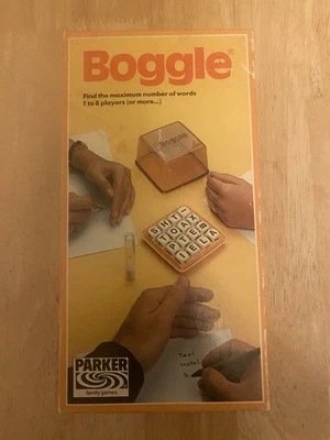 Vintage Boggle Word Game Parker 1978 Complete  - Image 1 of 4