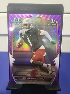 2022 Topps Bowman U Chrome Purple Refractor 163/399 Cameron Ward #34 - Bild 1 von 2