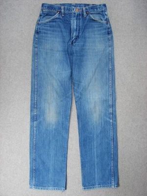 SC07407 USA VINTAGE 1970s **WRANGLER** STRAIGHT LEG JEANS 31x34 (msr 28"x32") - Image 1 of 4