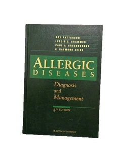 Allergic diseases: Diagnosis and management Hardcover Collectible - Excellent - Picture 1 of 7