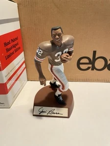 Figura de fútbol americano firmada por Jim Brown Salvino Browns edición limitada 300 certificado de autenticidad - Imagen 1 de 8