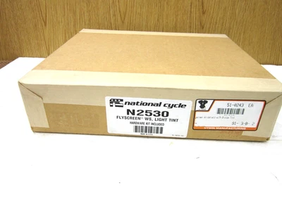 NATIONAL CYCLE N2530 FLYSCREEN WINDSHIELD WITH LIGHT GREY TINT HARDWARE INCLUDED - Image 1 of 4
