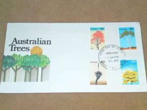 AUSTRALIAN FDC - AUSTRALIAN TREES - 1 JUN 1978 - Picture 1 of 1