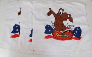 3 Pack Vintage Face Washers - Cotton New Old Stock - Fazer Dumle Chocolate  Pk26 - Picture 1 of 7