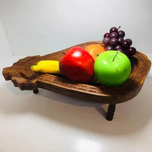 Mara Wooden Handmade Spring Tray For Serving Dining Kitchen Mix Design Free Ship - Picture 1 of 3