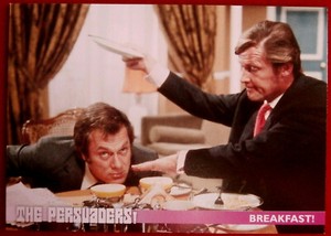 THE PERSUADERS! - Card #10 - THE OLD, NEW AND DEADLY - Roger Moore & Tony Curtis