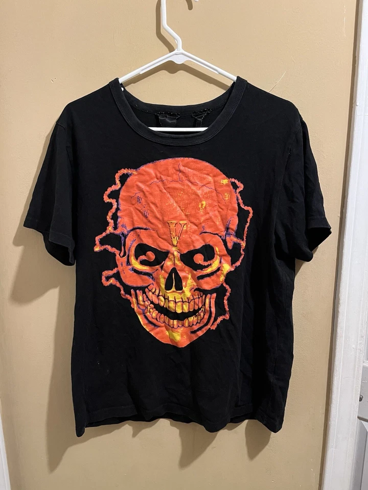 Vlone Skull Shocker Graphic T Shirt Size S Made in USA - Image 1 of 4