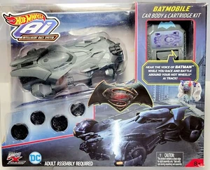 Hot Wheels Ai DC Comics Batmobile Car Body and Snap On Plug In Cartridge Kit NEW - Picture 1 of 6