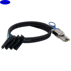 Cables de conversión de servidor MINI SAS HD SFF-8088 26P a 4 puertos SAS SFF-8482 - Imagen 1 de 6