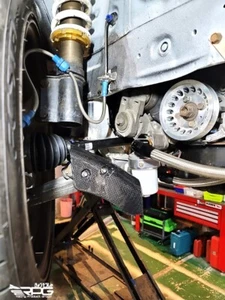 RPG Carbon Brake Caliper Cooling Guide for 96-01 Mitsubishi Evolution EVO CP9A - Picture 1 of 12