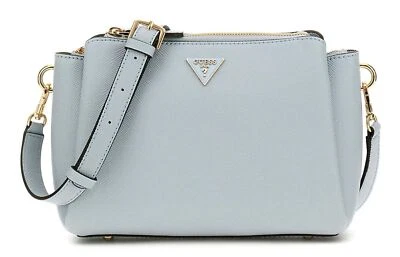 GUESS Noelle II Tri Comp Crossbody Bag Umhängetasche Misty Blue hellblau Neu - Bild 1 von 3