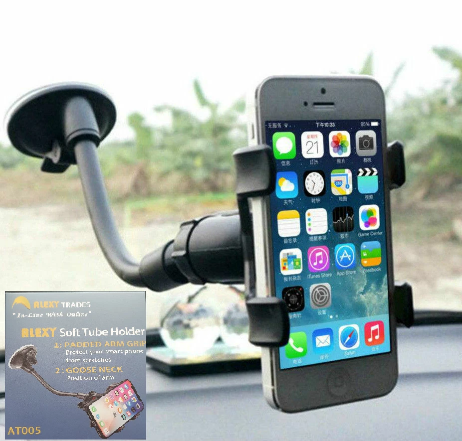 Universal 360° in-Car Windscreen Dashboard Holder Mount Any size Mobile Phone uk - Image 1 of 4
