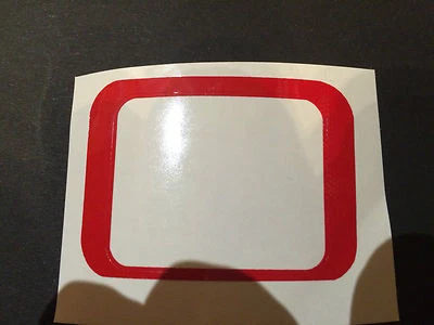 Aufkleber Tamiya Actros Dachluckenrahmen in rot - Bild 1 von 3