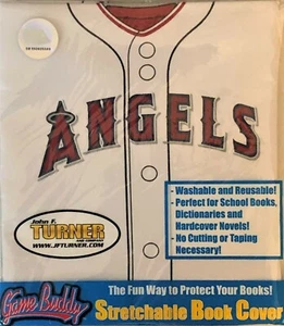 Angels of Anaheim Jumbo Stretchable Book Cover, Fits most 8 1/2 in x 10 in - Picture 1 of 4