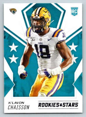 2020 Rookies and Stars #186 K'Lavon Chaisson RC (ref 219321) - Image 1 of 2