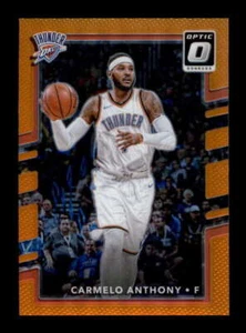 CARMELO ANTHONY 2017/18 DONRUSS OPTIC #96 ORANGE PRIZM PARALLEL #188/199 BF4369 - Picture 1 of 1