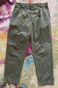 FORM & THREAD Herren Hose Größe 34x28 Grün Baumwolle Made In Portugal - Bild 1 von 11