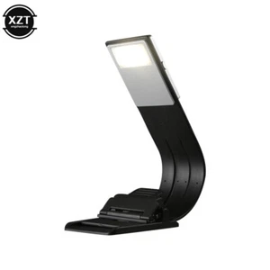 Portable LED Reading Book Light With Detachable Flexible Clip USB Rechargeable - Picture 1 of 9