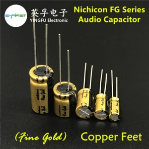 5Pcs/Lot NICHICON FG Series 6.3V~100V/0.1uF~470uF available HIFI Audio Capacitor - Picture 1 of 1