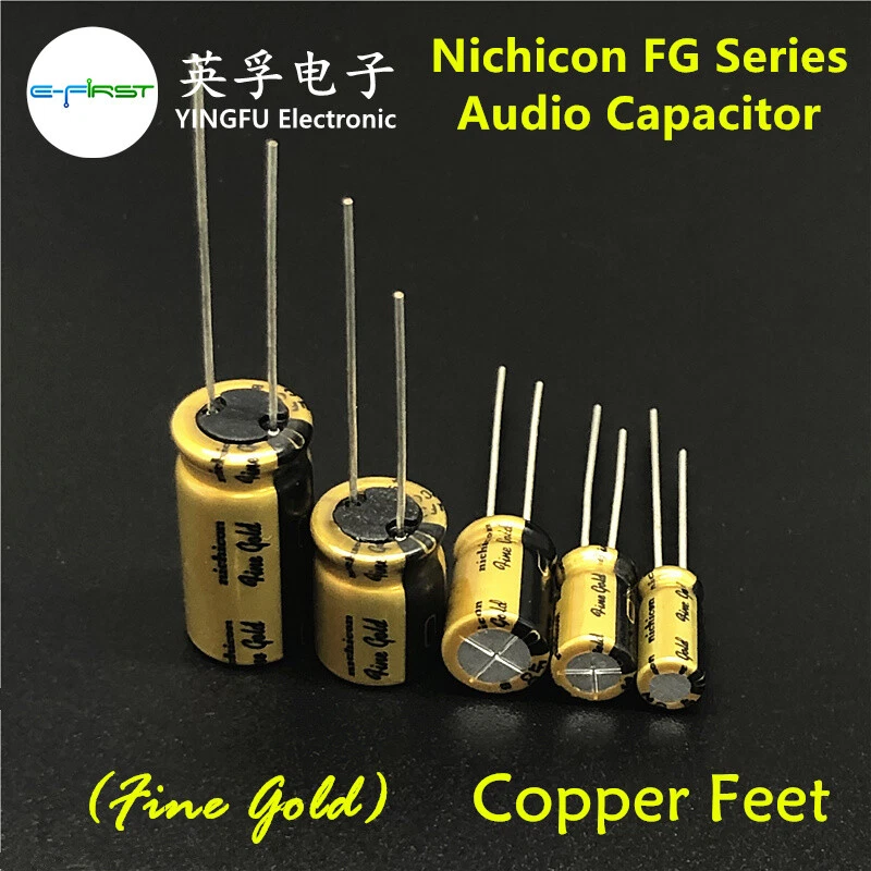 5Pcs/Lot NICHICON FG Series 6.3V~100V/0.1uF~470uF available HIFI Audio Capacitor - image 1 of 1