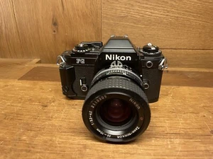 *Near Mint++* Nikon FG Black Film Camera Ai-s Zoom Nikkor 35-70mm F/3.3-4.5 Lens - Picture 1 of 19