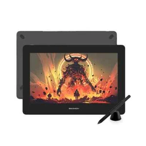 GAOMON Pen Tablet With Screen Full-laminated 8192 Pen Display Red/Gray PD1220 - Picture 1 of 19
