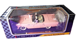 Yat Ming Road Diecast Metal Collection Pink 1955 Ford Thunderbird 1:18 NEW - Picture 1 of 3