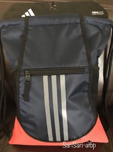 Adidas Alliance II Rucksack Kordelzug Rücken Sporttasche College Navy 18” x 13 3/4” - Bild 1 von 11