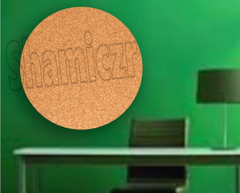 Large cork big CIRCLE 24" (2') diameter x 1/4" Round bulletin message wall dart - Image 1 of 2