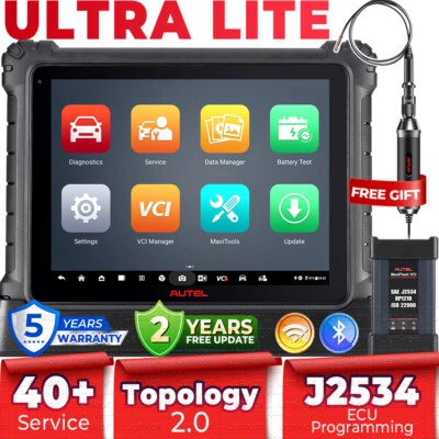2025 Autel MaxiSys Ultra Lite OBD2 Diagnostic Tool ECU Programming ALL SYSTEM DHL - Image 1 of 4
