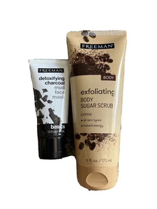FREEMAN EXFOLIATING BODY SUGAR SCRUB COFFEE INSTANT ENERGY - Picture 1 of 2
