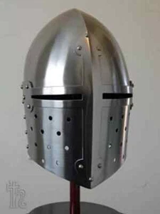 Armour Sugar loaf Helmet Great Helmet Medieval Armour Helmet Crusader Helmet - Picture 1 of 11