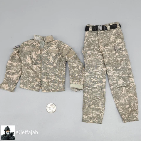 1:6 Toy Soldier US Army ACU Camo Uniform for 12" Figures Cover