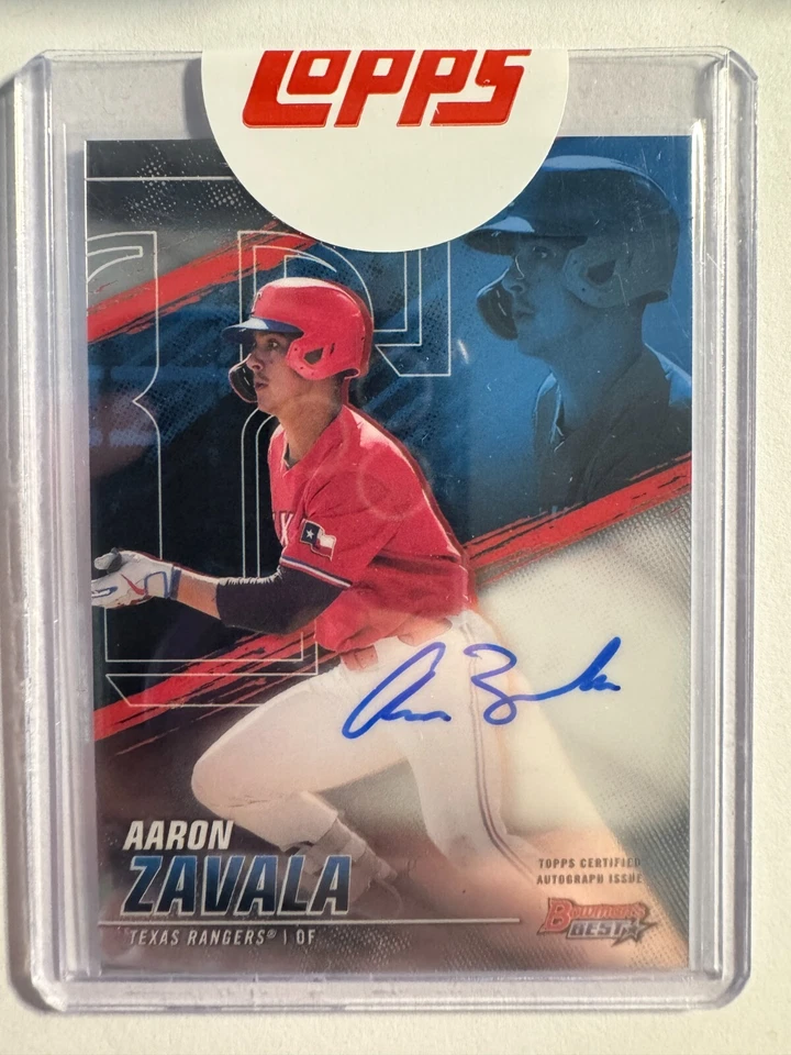 K231,074 - 2021 Bowman's Best Best of '21 Autographs #B21AZ Aaron Zavala Auto - Image 1 of 1