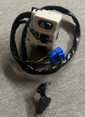 Take Off OEM Victory Motorcycle LH Turn Signal Hand Control Switch, Gray 4010698 - Image 1 of 4