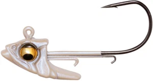Megabass Body Balance Swimbait Jighead w/ 3D Eyes and Double Wire Baitkeeper - Picture 1 of 6