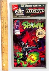 Image Limited Edition Pedigree Collector's 4 Pack Inc Spawn #1 Wildstar # 1 NIP - Picture 1 of 4