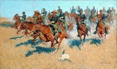 Pintura On the Southern Plains de Frederic S. Remington reproducción Foto 1 de 4