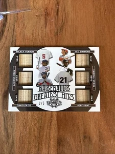 2024 Leaf Lumber #BGH-9 Relic /5 Vernon Mcriff Ortiz Kent Thomas Simmons - Picture 1 of 2