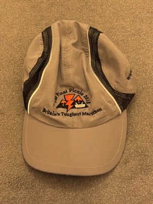 Lightweight Breathable Running Cap in Grey 'The Final Picnic 2018' - Image 1 of 3